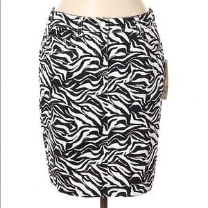 Jones New York Sport Zebra Print Skirt